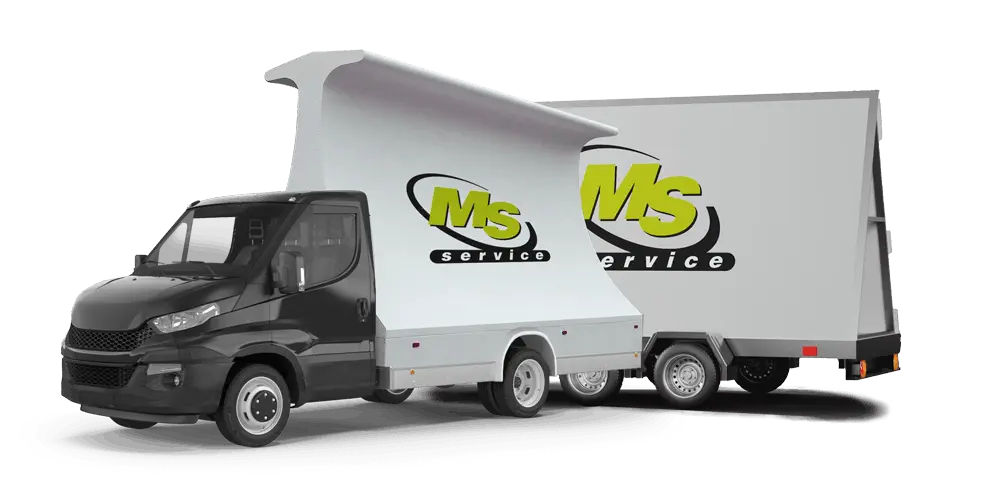 Camion vela MS Service a Ferrara